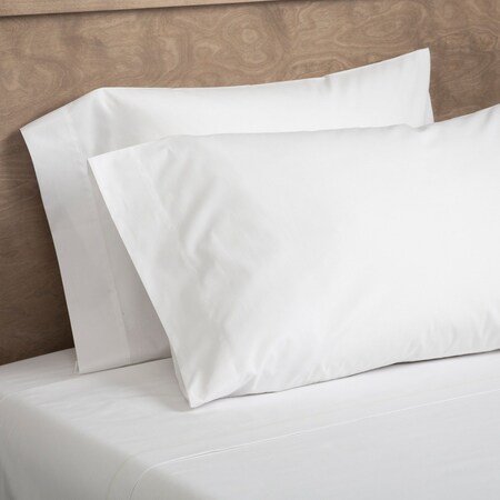 FLAT SHEET 66X104 TWIN WHITE, 12PK